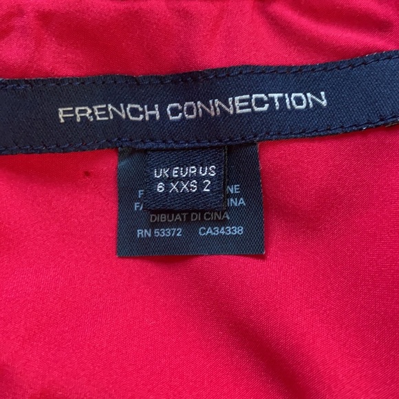 French Connection Pink Ruffle One Shoulder Tunic Dress - 2 - Picture 10 of 13